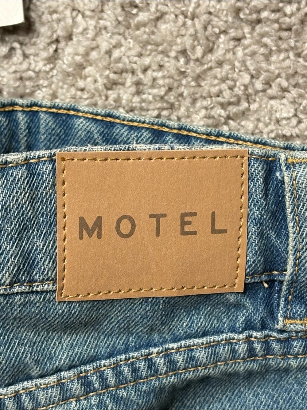 Motel Low Rise Parallel Jeans - Picture 4 of 7